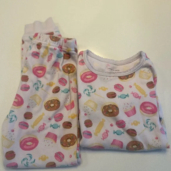 Janie and Jack donut cupcake pajamas 5T! Adorable. Retail $56 - Picture 2 of 5